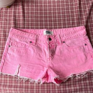 Victoria Secret PINK jean shorts